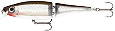 Rapala Balsa Xtreme Swimmer Hard Bait Lure, Freshwater, Size 12, 4 3/4" Length, 4'-6' Depth, Silver, Per 1