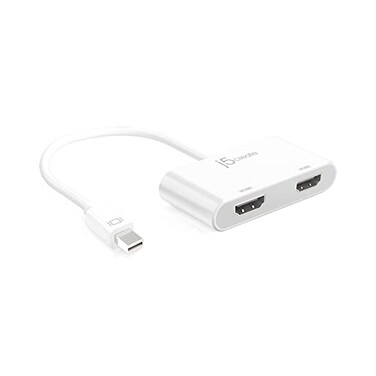 j5create Mini DisplayPort to Dual 4K HDMI MST Adapter