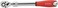 Neiko 03068A 1/2-Inch Drive Extendable Ratchet Handle72 Tooth Reversible Ratcheting Feature w/Soft Grip Handle12 to 17-1/2 Lengths, Red