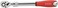 Neiko 03068A 1/2-Inch Drive Extendable Ratchet Handle72 Tooth Reversible Ratcheting Feature w/Soft Grip Handle12 to 17-1/2 Lengths, Red