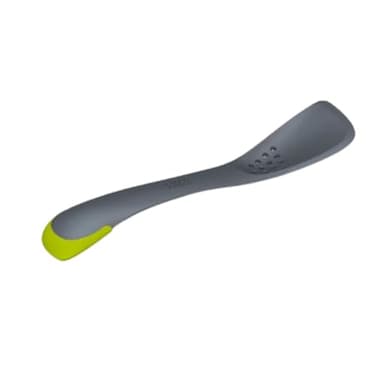 Joseph Joseph - Uni-tool 5-in-1 Silicone Kitchen Utensil, Slotted Spoon, Turner, Cutting Tool, Solid Spoon and Spatula in one- Grey