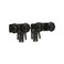 Sellstrom Faceshield Adapter, Slotted, 1 Pair, Balck, S61970