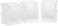 Akro-Mils 30210 AkroBins Plastic Storage Bins, 5"x4"x3", Clear, 6-Pack