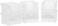 Akro-Mils 30210 AkroBins Plastic Storage Bins, 5"x4"x3", Clear, 6-Pack