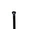 ThomasBetts Thomas and Betts TY523MX Cable Tie 18lb 4" Ultraviolet Resistant Black Nylon, Stainless Steel Locking Device, 100 Pack