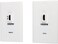 Tripp Lite HDMI Over Dual Cat5/Cat6 Extender Wall Plate Kit with Transmitter and Receiver, TAA, 3 Year ,P167-000