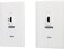 Tripp Lite HDMI Over Dual Cat5/Cat6 Extender Wall Plate Kit with Transmitter and Receiver, TAA, 3 Year ,P167-000