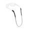 Chums Switchback Sunglass StrapSilicone Eyeglass Holder ,Black Smoke