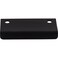 Top Knobs Tab 2 1/4" Center to Center Finger Pull Flat Black