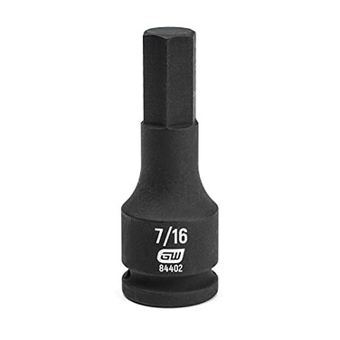 GEARWRENCH 3/8" Drive Hex Bit Impact SAE Socket 7/16" - 84402