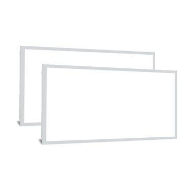 hykolity 2x4 LED Flat Panel Light,30W/40W/50W Dimmable,Drop Ceiling 2 Pack