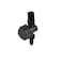 Raindrip R198CT, Adjustable Flow Micro Sprinkler, Bow-Tie Pattern, Fan Spray, with 10-32 Threaded Inlet, Drip Irrigation Emitters for Drip Irrigation Gardening Systems, 5-Pack, Black