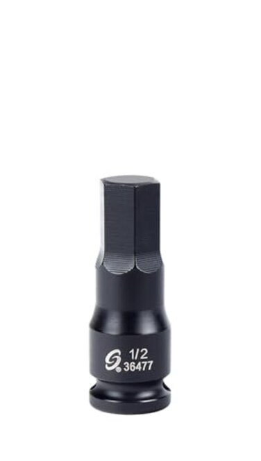 Sunex Tools Sunex 36477 3/8-Inch Drive 1/2-Inch Hex Impact Socket