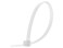 SECURE CABLETIES Secure 8 Inch Natural 50 lb Standard Nylon Cable Tie - 100 Pack