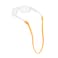 Chums Switchback Eyewear Retainer - Lightweight Silicone Sunglasses Strap ,Orange,12308609