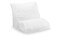 Contour Flip Pillowcase Pillow Cover Protector, White - Standard ,20 inch Width