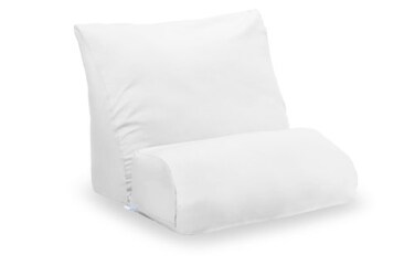 Contour Flip Pillowcase Pillow Cover Protector, White - Standard ,20 inch Width