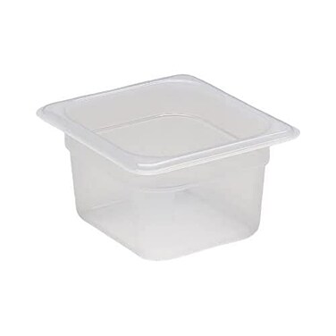 Cambro Translucent Food Pan Sixth Size - 4" deep