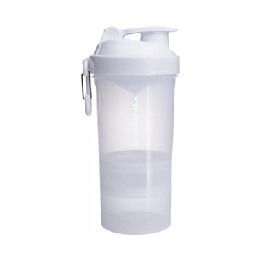 Smartshake Original 2GO, 20 oz Shaker Cup, White ,Packaging May Vary