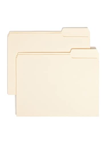 Smead File Folder, 1/3-Cut Tab Right Position, Letter Size, Manila, 100 Per Box ,10333