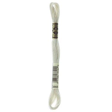 DMC 117MC-3866 Embroidery Floss, Cotton, 3866 Beige, 8 Metres