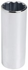 Proto Stanley J5018 3/8" Drive Deep Socket, 9/16", 12 Point