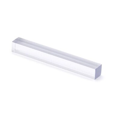 CRL 1/4" x 1/4" x 2" Clear Plastic Setting Blocks - 100 Pack