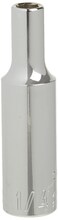 CRAFTSMAN Deep Socket, SAE, 3/8-Inch Drive, 1/4-Inch, 6-Point ,CMMT23144