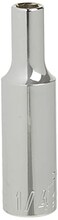 CRAFTSMAN Deep Socket, SAE, 3/8-Inch Drive, 1/4-Inch, 6-Point ,CMMT23144