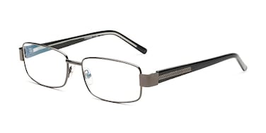 Foster Grant Men's Wes Rectangle Multi Focus&bdquo;Progressive Reading Glasses