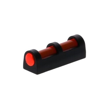 TRUGLO Bright Low-Profile All Metal Construction Long Bead Front Fiber Optic Replacement Bead, 3-56 - RED