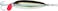 Luhr Jensen 1/4 Krocodile Treble Hook, Black Silver Reflex ,Model: 1003-014-1341
