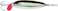 Luhr Jensen 1/4 Krocodile Treble Hook, Black Silver Reflex ,Model: 1003-014-1341