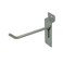 Econoco Slatwall Deluxe Hooks, 96 Pack, Chrome, 4in