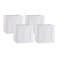 DII Collapsible Storage Organizer Bin, Small, 11" Cube, White, 4 Count