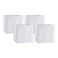 DII Collapsible Storage Organizer Bin, Small, 11" Cube, White, 4 Count