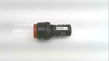ABB CP3-10R-01 22mm Assembled Pushbutton, Extended, Red, Compact