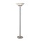 Adesso 2-Light Floor Lamp, Brushed SteelChrome, Dimmable, 71.5