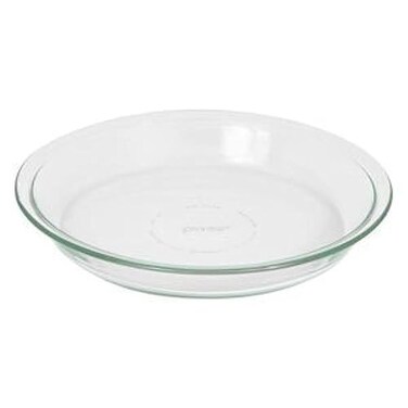 Pyrex ,9inGlass Pie Plate Dish - Made in USA