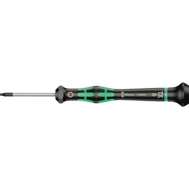 Wera 05118042001 Kraftform Micro 2067 Torx TX Electronics Precision Screwdriver, TX6 Head, 40mm Blade Length