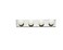 Kichler Classic 4-Light Bathroom Vanity Light, Chrome