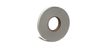 Frost King Vinyl Foam Tape - Closed Cell - Moderate Compression, 3/4" W, 3/16" Thick, 17' L, Grey