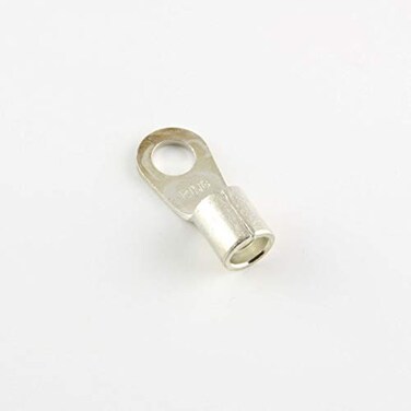 Crimp Supply 6 Ga. Ring Terminals, 1/4" Stud - ,Pack of 10