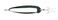 Nichols Lures Lake Fork Flutter Spoon, Silver Chrome, 5"/1 1/8 oz