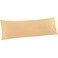 FLXXIE Microfiber Body Pillow Cover, Envelope Closure, Light Taupe