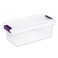 Sterilite 36-Pack ClearView Latch Box, Stackable Storage Organizer Bins for Home, 6 Quart