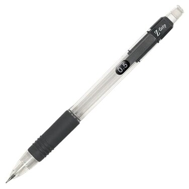 Zebra Pen Z-Grip Mechanical Pencil, 0.5mm Point Size, HB2 Graphite, Black Grip, 12 Pack ,52310