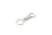 KEY-BAK Quick Release Side Slide Key Chain, Chrome Cylinder