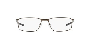 Oakley Mens Ox3217 Socket 5.0 Rectangular Prescription Eyewear Frames, Satin Pewter/Demo Lens, 55 mm