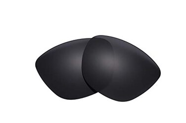 NicelyFit Polarized Replacement Lenses for Oakley Frogskins Glass Frame Sunglasses ,Black Iridium